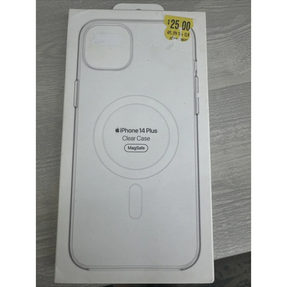 Genuine Original Apple iPhone 14 Plus Clear Back MagSafe Case Cover MPU43ZM/A
